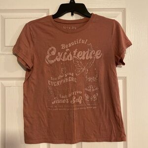 a new day Graphic Tee - Warm Rust